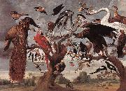 Jan Van Kessel Mockery of the Owl oil painting